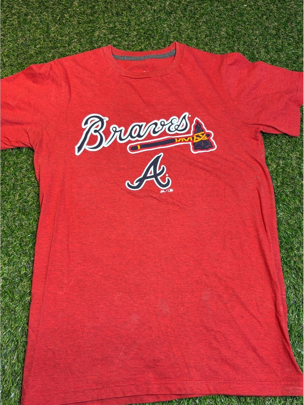 Atlanta Braves Red Graphic T-Shirt